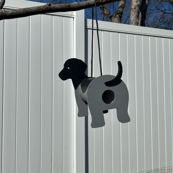 Handmade Dachshund Birdhouse - Picture 2 of 6